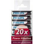 Philips POWER ALKALINE AAA 20ks LR03P20T/10 – Hledejceny.cz