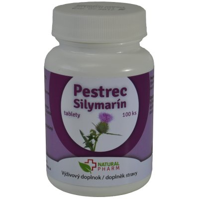 Natural Pharm Pestrec Silymarín 100 tablet – Hledejceny.cz