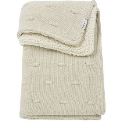 Meyco Deka Knots Teddy fleece Soft sand – Zboží Dáma
