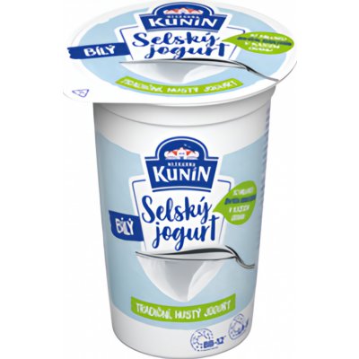 Mlékárna Kunín Selský jogurt bílý 200 g