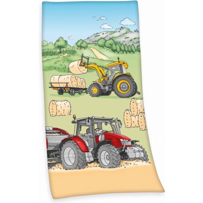 HERDING Osuška Traktor 75 x 150 cm – Zboží Mobilmania