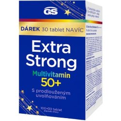 GS Extra Strong Multivitamin 50+ dárek 100 + 30 tablet