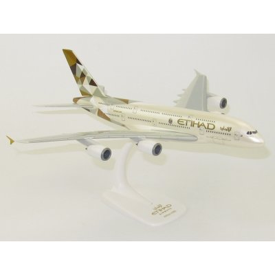 PPC Holland Airbus A380 861 Etihad Airways Mid 2010s Facets of Abu Dhabi Colors Snap Fit 1:250 – Zboží Mobilmania