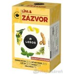 Leros Čajový dýchánek lípa & zázvor 20 x 2 g – Hledejceny.cz