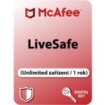 McAfee LiveSafe 10 lic. 1 rok (MLSSMM1RAA) – Zbozi.Blesk.cz