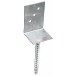 LEVIOR Patka sloupku L 70x75x110mm tl. 4mm trn 18x200mm ZN, 55436 – Sleviste.cz