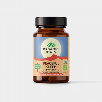Organic India Peaceful Sleep 60 kapslí – Hledejceny.cz