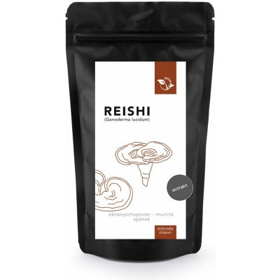 LifeChi Reishi Ganoderma lucidum extrakt v prášku 30% polysacharidů 15% betaglukanů 3% triterpenů 50 g – Hledejceny.cz
