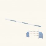 By Astrup Překážková tyč Hobby Horse Jump Rail Blue – Zboží Dáma