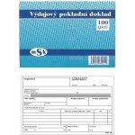MSK 40 Výdajový pokladní doklad MSK - A6 / nečíslovaný 100 listů – Zboží Dáma