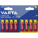 VARTA Longlife Max Power AA 8ks 4706101428 – Zboží Mobilmania