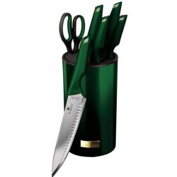 BERLINGERHAUS Sada nožů nerez Emerald Collection ve stojanu 7 ks