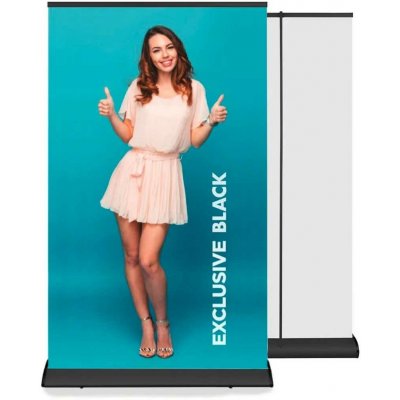 A-Z Reklama CZ Přenosný Roll Up Banner EXCLUSIVE 150x200 cm Černý – Hledejceny.cz