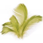 Peří v sáčku 10g olivové – Sleviste.cz