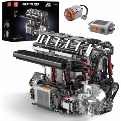Mould King 10087 Engine Benzinový 4válcový motor L4 – Zboží Dáma