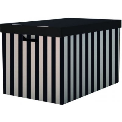 Hit Krabice úložná s víkem - 56 x 37 x 36 cm / 2 ks 30210 – Zboží Živě