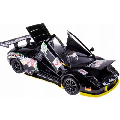 Bburago Kovový model auta Race Lamborghini Murciélago FIA GT černá 1:24