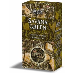 Grešík Čaje 4 světadílů zelený čaj Savana Green 70 g