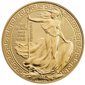 The Royal Mint zlatá mince Britannia Oriental Border 2018 1 oz