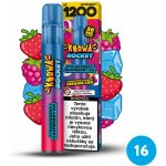 Kurwa Rocket Strawberry Raspberry 20 mg 1 200 potahů – Zboží Dáma