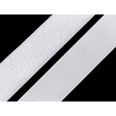 Suchý zip háček + plyš šíře 30 mm Varianta: 1 bílá, Balení: 1 m – Hledejceny.cz