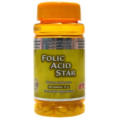 Starlife Folic Acid pro obnovu a růst buněk 60 tablet