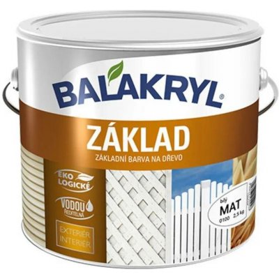 Balakryl Základ dřevo 0100 2,2 kg bílá – Hledejceny.cz
