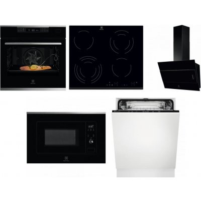 Set Electrolux KOBCS31X + EHF6343FOK + LFV316K + LMS2203EMX + EEA27200L – Hledejceny.cz