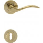 Cobra Kristina-R bronz česaný – BB – klika/klika s otvorem pro pokojový klíč – Sleviste.cz