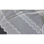 Vyšívaná luxusní záclona V233 bílá 250 cm – Hledejceny.cz