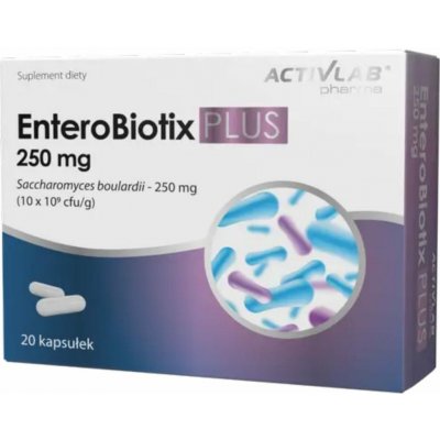 Activlab Pharma EnteroBiotix Plus 250 mg 20 kapslí – Hledejceny.cz