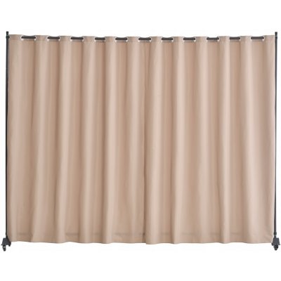 SucceBuy Paraván 308,5 x 245,5 CM Mobilní Zástěna na Soukromí Hnědý Pro Kanceláře – Sleviste.cz