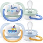 Avent Ultra Air Happy I Love mama Lodička modrá – Zboží Mobilmania