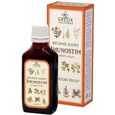 Bylinné kapky Grešík imunostim 50 ml