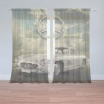 Sablio Záclony Mercedes-Benz 300 SL Na silnici: 2ks 150x250cm – Zboží Mobilmania