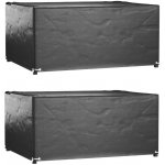 vidaXL 3155345 Plachty na zahradní nábytek 2 ks s 8 očky 160x120x75cm obdélník – Hledejceny.cz