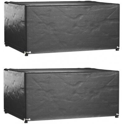 vidaXL 3155345 Plachty na zahradní nábytek 2 ks s 8 očky 160x120x75cm obdélník – Hledejceny.cz