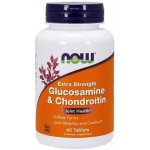 NOW Glucosamine & Chondroitin Extra Strength dvojitá síla 60 tablet – Hledejceny.cz