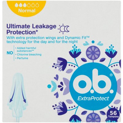 O.B. tampóny ExtraProtect Normal 56 ks – Zboží Dáma