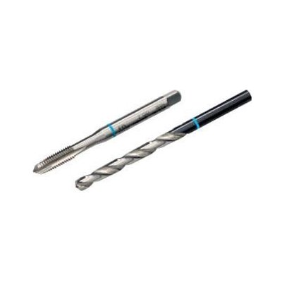 VÖLKEL Sada závitníku s vrtákem TwinBox - modrý proužek, Forma B Standard HSS-E VAR-35492 – Zboží Mobilmania