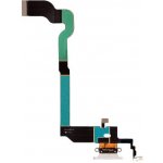 Apple iPhone X - Nabíjecí Konektor + Flex Kabel (Silver), Silver – Zboží Živě