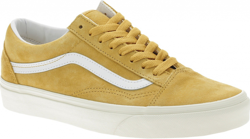 Vans Old Skool Pig Suede/Honey gold /True white