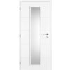 Interiérové dveře Doornite Quatro Linea, 90 L, 946 × 1983 mm, lakované, levé, bílé, prosklené C1MQWP.90L1.FT