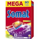 Somat All in 1 Lemon & Lime tablety do myčky na nádobí 80 tablet 1440 g – Hledejceny.cz