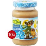 Hello ovocná přesnídávka s Banány 10 x 190 g – Zboží Dáma