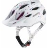 Cyklistická helma Alpina Carapax Junior white polka dots matt 2023