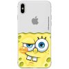 Pouzdro a kryt na mobilní telefon Apple Pouzdro ERT Ochranné iPhone XS / X - SpongeBob, SpongeBob 023