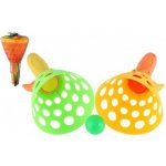 Catch ball hra 2ks 3 míčky plast 19cm v síťce – Zboží Živě
