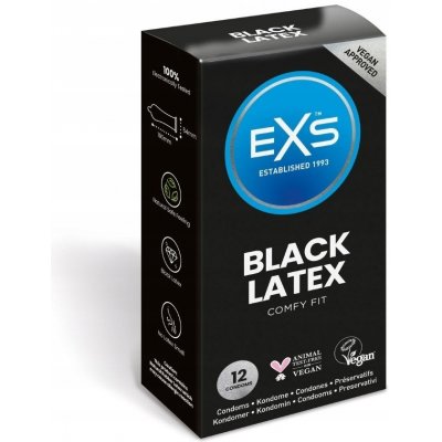 EXS Comfy Fit Black Latex 12 ks – Zboží Dáma