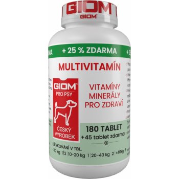 Giom S pes Multivitamín 180 tbl